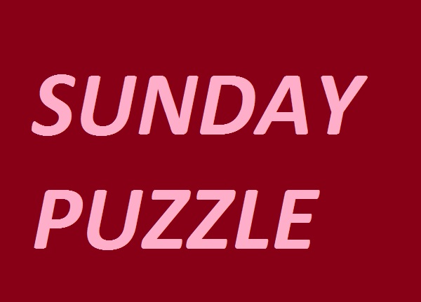 sunday puzzle